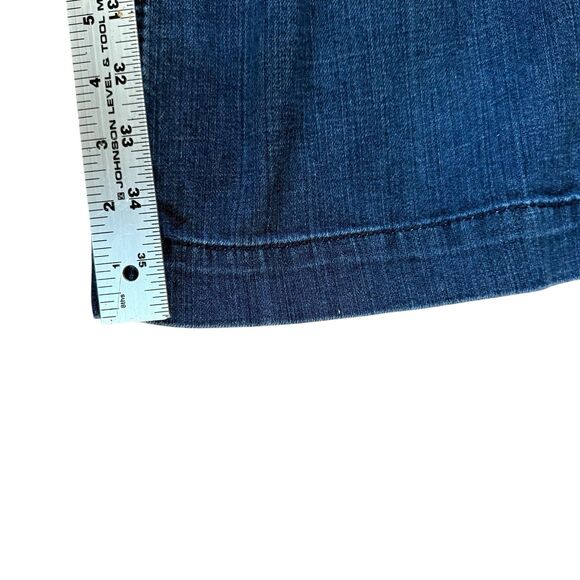 Ariat Jeans Women's 28XL Trouser Mid Rise Stretch Outseam Ella Wide Leg Blue - Picture 11 of 13
